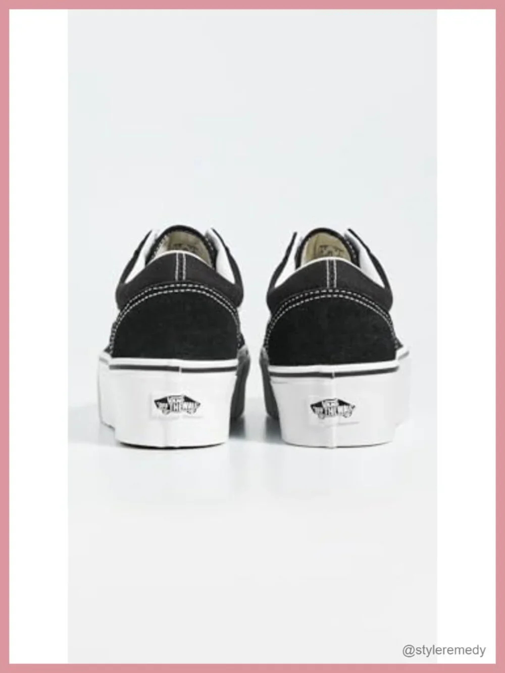 Vans Old Skool Stackform Sneakers - Suede Canvas Platform Shoes